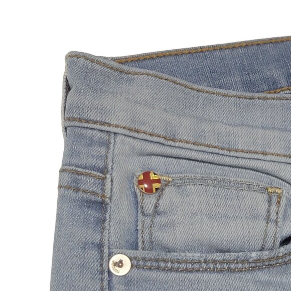 Hudson Skinny Jeans Womens Size 25 Low Rise Light Wash Zipper Ankle Denim Pants - Picture 6 of 8